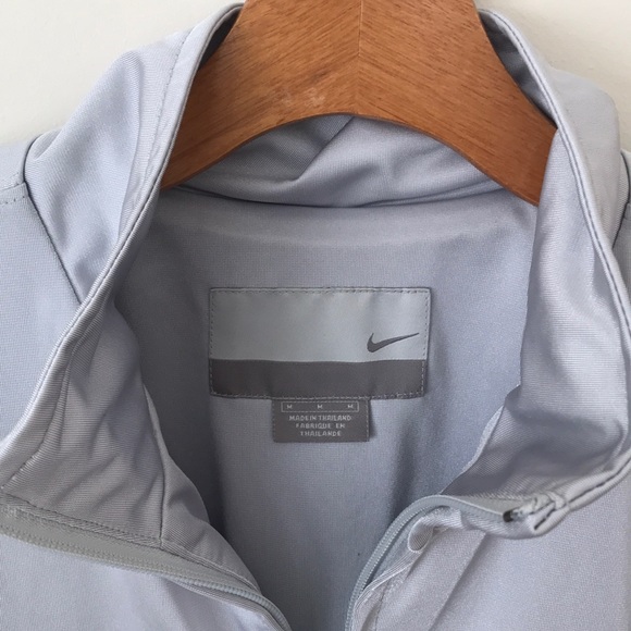 Silver Nike Hoops Full Zippered Athletic Medium - Picture 2 of 4